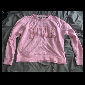 Pink Victoria’s Secret Pullover Sweatshirt